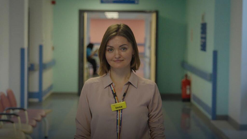 Dr. Inna Soldatenko at the Queen Elizabeth Hospital in London in March 2026.